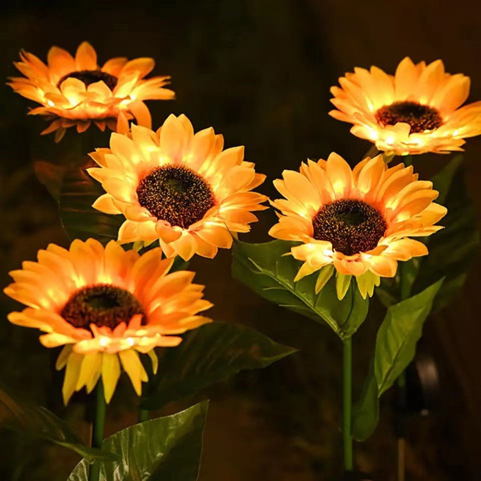 Sunflower Solar Garden Landscape Light