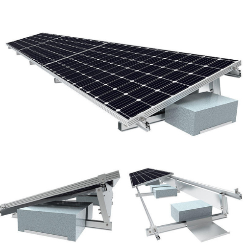 Flat Roof Ballasted Solar Mounting System